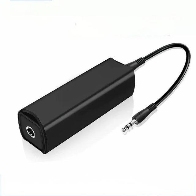 Audio Common Ground Isolator, 3.5mm Audio Noise Filter Eliminator, Variable Voltage signal Noise Reduction