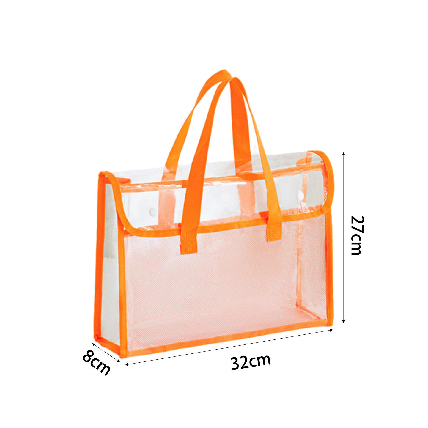 Bolso tote horizontal [Naranja]