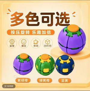 ของเล่นพิมพ์ 3 มิติรุ่นใหม่ขายดี: ลูกบอลบีบหมุนคลายเครียด สนุก น่าสนใจ และเหมาะสำหรับเด็กและผู้ใหญ่ - Product Image 4