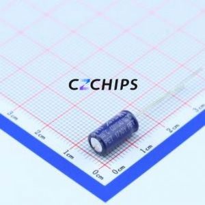 Condensador Electrolítico de Aluminio de Montaje Pasante EGW2GM010E12OT, Componente de Montaje Pasante (THT), D6.3xL12mm 1uF 20% 400V 2.5mm - Product Image 1