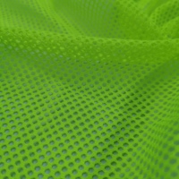 Tissu en maille 100% Polyester couleur fluoro finition tissu tricoté doublure intérieure tissu pour veste de vêtement chaussures de Sport sac Offre Spéciale