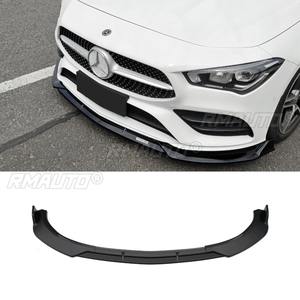 Diffuseur de pare-chocs avant de voiture, spoiler noir brillant, pièce de modification pour Mercedes Benz Classe CLA W118 21-23, accessoires de voiture - Product Image 1