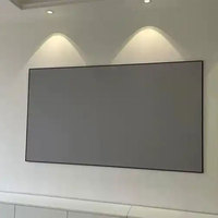 Écran Cadre Fixe CAAVITS 100 120 150 Pouces 4K HD ALR Gris Cristal pour Projecteurs à Courte et Longue Focale