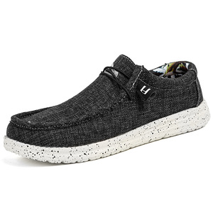 Soldes Exceptionnelles : Mocassins <span class=keywords><strong>Homme</strong></span> Tendance en Toile – Chaussures Décontractées Respirantes et Confortables à Enfiler pour la Conduite – Chaussures pour Hommes - Product Image 3