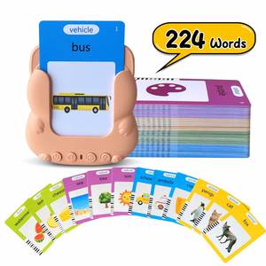 Lecteur de cartes flash interactif Zhorya pour enfants – Jouet éducatif parlant pour l'apprentissage des mots visuels et la cognition des enfants - Product Image 1