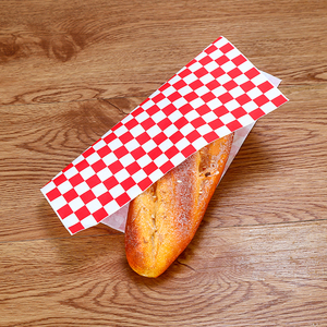 In 12x12inch không thấm mỡ giấy gói thực phẩm duy nhất bên PE coatd bánh sandwich Hamburger Deli <span class=keywords><strong>Sheets</strong></span> 500Pcs nhà sản xuất - Product Image 2