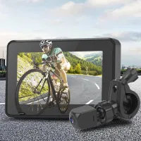Retrovisor para bicicleta, espelho retrovisor panorâmico 360 de visão para bike e motocicleta