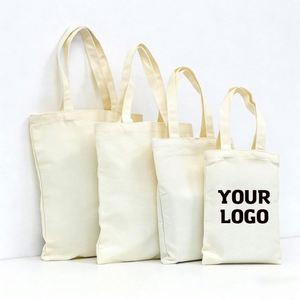 Customizable Size Solid Color Tote Bag,Canvas Shoulder Bag,Plain Custom Canvas Bag - Product Image 1