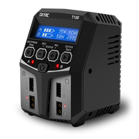 Chargeur SkyRC T100 pour batteries LiPo, LiFe, LiIon, LiHV, NiMH, NiCd, Pb et accessoires de drones – Ventes Flash