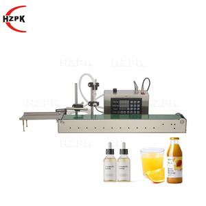 HZPK Automatic Liquid Filling Machine Cosmetic Bottles Single 10-100ml Filling Machine for <b>Small</b> Business - Product Image 1