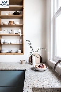 Mặt Bàn Nhà Bếp Bằng Đá Thạch Anh Bề Mặt Rắn Không Nhựa Lắp Ghép - Product Image 6