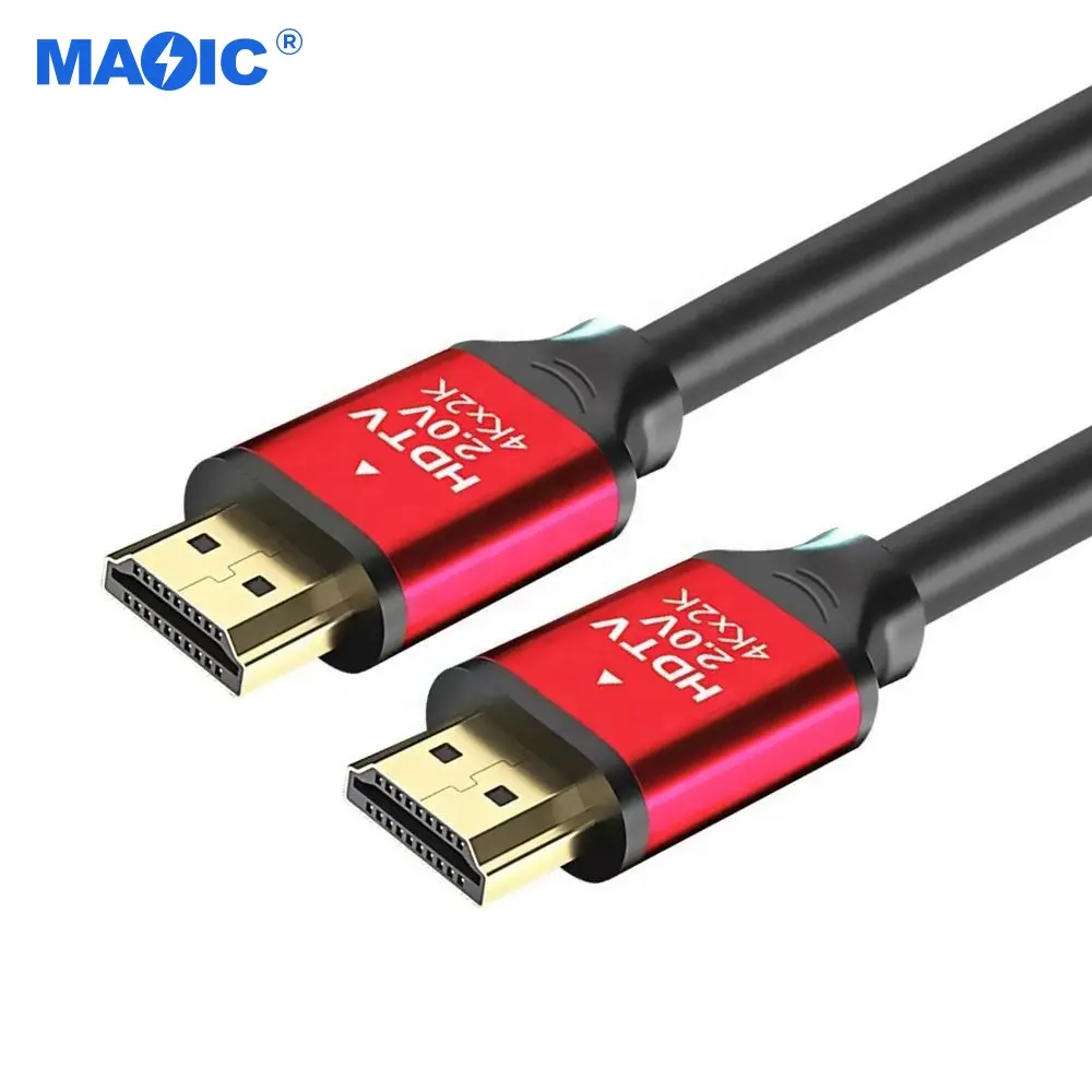 Cables commonly used accessories aluminium alloy ultra hd male to male 4k hdmi cable hdmi cable 4k 60hz for HDTV laptop monitor