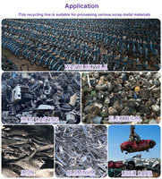 Broyeur industriel de ferraille métallique mixte pour seaux à peinture, fûts à huile, bidons en fer, seaux métalliques et fûts en acier, avec certification CE