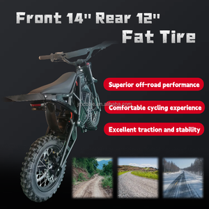 Moto tout-terrain Crosser 48v avec moteur de 1500 watts, amortisseur hydraulique - Product Image 3