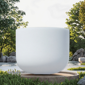 Cuencos Tibetanos HuaMei de 11 Pulgadas, Cristal Esmerilado Ecológico, Impresos en 7 Colores, Hechos a Mano con Tecnología Sandblasted, para Terapia de Sanación con Música Feng Shui - Product Image 3