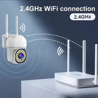 Kamera keamanan luar ruangan WIFI, kamera keamanan WIFI 36 luar ruangan sistem 1080p IP66 tahan hujan Alarm penglihatan malam CMOS Cloud Dual-antena sinyal Super kuat