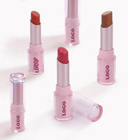 Cosmétiques en gros, logo personnalisé, rouge à lèvres crémeux nude, crayon à lèvres solide, marque privée, rouge à lèvres mat