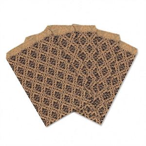 Sac en papier artisanal personnalisé KM pour biscuits, mini enveloppe cadeau, petit sac pour bonbons, collations - Product Image 1