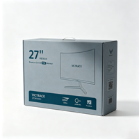 Boîte d'emballage en carton ondulé blanche pliable pour expédition, en papier kraft, avec logo personnalisé imprimé et bande de déchirement