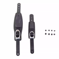 Sangles réglables pour snowboard simple et double, accessoires de fixation pour skateboards pour hommes, modèle n° 25 Sangles en cuir