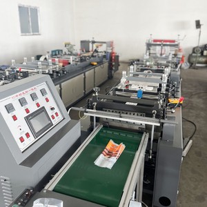 Machine à fabriquer des sacs Hongtong RHT-350 220V, équipement d'emballage plastique pour sacs à fond plat et à pression. - Product Image 2