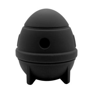 Cohete masticable para perros de color negro y rojo, dispensador de comida interactivo para mascotas, juguete de silicona para perros - Product Image 2