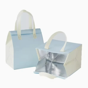 Sac isotherme personnalisé durable et réutilisable en non-tissé, chaud/froid, avec poignée longue, recyclable, pour boissons et café - Product Image 3