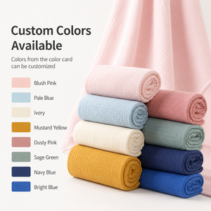 Custom Digital Printing Organic Cotton Muslin <strong>Toddler</strong> Infant Blankets Double Layer Soft Baby Swaddle for Kids' <strong>Bedding</strong> - Product Image 3