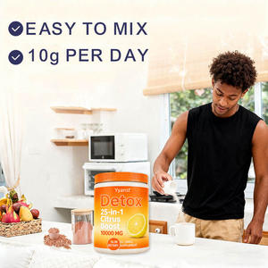 Polvo Adelgazante Detox de Acción Rápida con 25 Extractos Herbales y Vitaminas para Pérdida de Peso en Adultos - Certificado Natural, Marca Blanca - Product Image 2