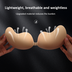 Fabricante PUMEI, venta al por mayor, cepillo de <span class=keywords><strong>mango</strong></span>, pegamento, parche para el pecho, comodidad, protección de intersección, <span class=keywords><strong>ropa</strong></span> <span class=keywords><strong>interior</strong></span> reutilizable para mujer, forro de sujetador - Product Image 4