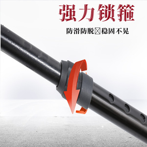 Canne à quatre pieds en alliage d'aluminium avec lumière LED, légère, rétractable, antidérapante, pour l'aide aux personnes âgées, bâton de marche - Product Image 4