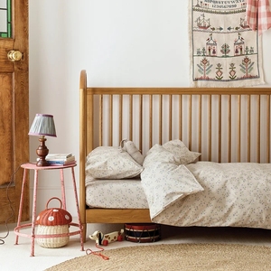 2024 New Arrival GOTS sinh thái thân thiện mềm mại 100% Pháp Linen trẻ em bé nôi <span class=keywords><strong>BEDDING</strong></span> <span class=keywords><strong>Sheet</strong></span> Set Duvet cover Set với gối trường hợp - Product Image 4