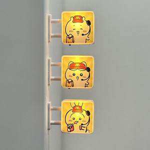 Imanes Magnéticos Luminosos con Diseño de Chiikawa y Usagi-chan, Caja de Luz con Logotipo de McDonald's, Material ABS, China - Product Image 2