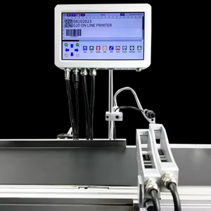 La nouvelle imprimante à jet d'encre TIJ en ligne est multilingue, prend en charge plusieurs formats d'entrée, convient à l'<span class=keywords><strong>impression</strong></span> sur bois, plastique, papier - Product Image 1