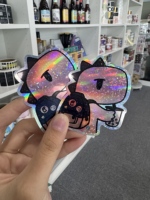 Autocollants personnalisés découpés sur mesure en vinyle imperméable, impression de marque, de dessin animé ou de logo individuel sur feuille, autocollants personnalisés