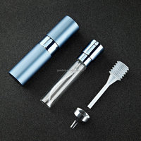 Atomiseur de parfum en verre plat OEM 8 ml, flacon pulvérisateur de voyage de poche, pulvérisateur à pompe, logo personnalisé imprimé, diffuseur à bâtonnets