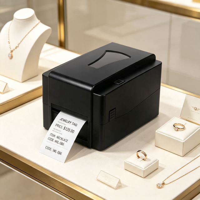 Hot Factory Price Jewelry Price Tag Machine with Cutter Accessory for T4301 Thermal Printer Heat Transfer Printer