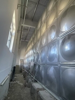 Réservoir d'eau potable modulaire en acier inoxydable soudé TENGXING de 10 000 litres avec une productivité de 1000 L/h, 220 V, garantie 1 an