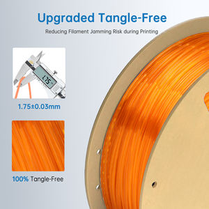 Filamento para Impresora 3D LONQI PETG FDM, Naranja Neón, Alta Resistencia y Flexibilidad, 1.75MM 1KG, OEM ODM - Product Image 4