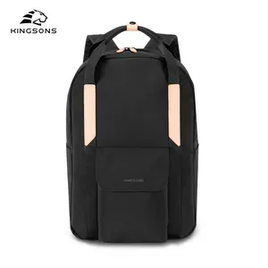 Kingsons 2024 nouveau produit personnalisation sac à dos pour ordinateur portable matériau étanche quotidien nouveau style sac d'école pour fille sac à dos pour ordinateur portable