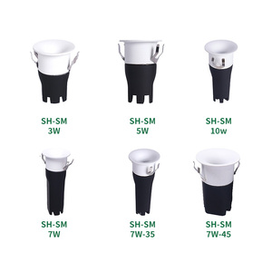 Mini Foco LED Empotrable de Techo de 3w 5w 7w 10w, Luz de Techo Tubular con Micro Orificios, Antideslumbrante - Product Image 2