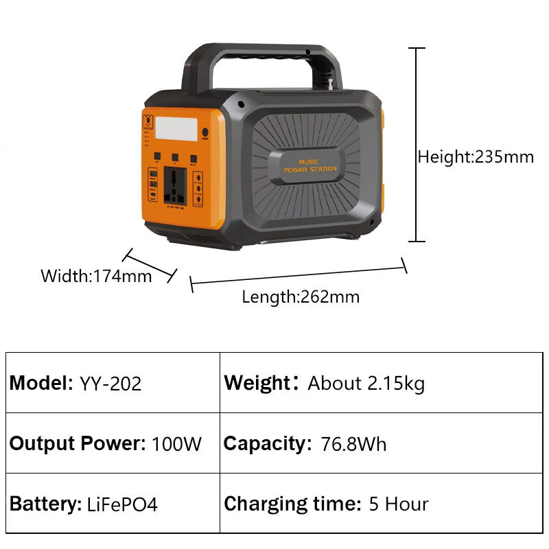 YY-202 (100 W/76,8 WH)
