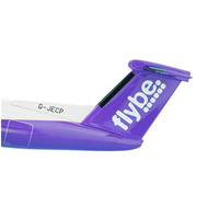 Modèle d'avion en résine personnalisé Flybe Dash 8-400 (Q400) pour la décoration de bureau, modèle réduit 1/200
