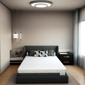 Colchón Queen de Espuma Ecológica Moderna con Funda Extraíble, Transpirable y Duradero para Uso en Casa, Escuela o Apartamento - Product Image 2