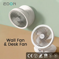Ventilateur portable électrique silencieux et oscillant, mini, rechargeable sur batterie, avec éclairage, pour la maison - Vente en gros