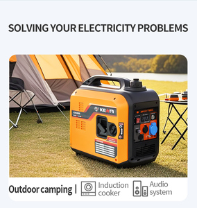 Home and Outdoor Use <b>Portable</b> <b>Camping</b> <b>Generator</b> Silent Type 230V 3kW 5kVA 4-Stroke Gasoline Engine KN3800IE 3kW <b>Portable</b> Gasolin - Product Image 4