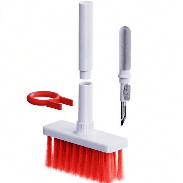 Multi-Function Plastic Cleaning Brush and Pen Portable Computer Dust Removal Set Model E6-3-308 36g China