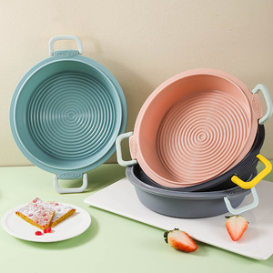 Moule à gâteau en silicone de qualité alimentaire résistant à la chaleur pour la cuisson des gaufres biscuits snack avec pinces ensembles d'outils de cuisine nouvel arrivage - Product Image 2
