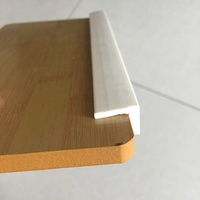 Cinta de Goma en Forma de U para Protección de Bordes, Cinta de Sellado para Puertas de Ducha, Protector de Vidrio