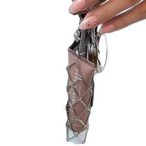 ที่ใส่ลิปสติกแบบพกพาทำจากโลหะ กระเป๋าเก็บตัวอย่างอเนกประสงค์ ถุงตาข่ายทอมือ ที่เก็บเครื่องประดับแบบแขวนอเนกประสงค์ - Product Image 5